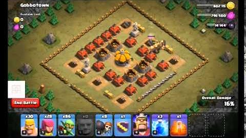 CoC Single Player Map - Gobbotown #12