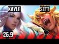 KAYLE vs SETT (TOP) | Good KDA: 14/3/10 | EUW Diamond | 26.9