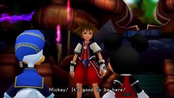 Kingdom Hearts Re:coded HD Cutscenes Part 9 - Data-Darkside Battle