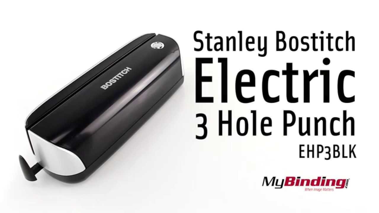 Stanley Bostitch Electric 3 Hole Punch 