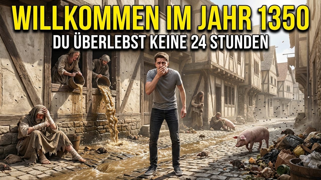 Warum du im mittelalter keine 24 Stunden überleben würdest!