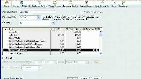 Using multicurrency in QuickBooks 2010 (Canadian edition)