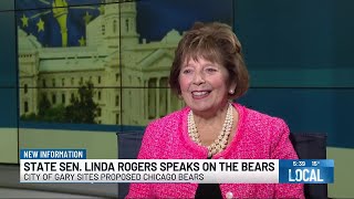 State Sen Linda Rogers comments on Gary s proposal for Chicago Bears