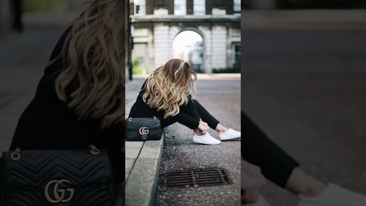 See the Gucci GG Marmont flap bag in action!