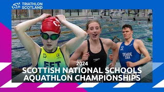 Highlights 2024 Scottish National Schools Aquathlon Championships