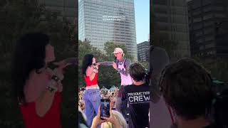 rapped on stage with mgk ⁉️wtf is my life mgk #machinegunkelly #mgk #mgkday #cleveland