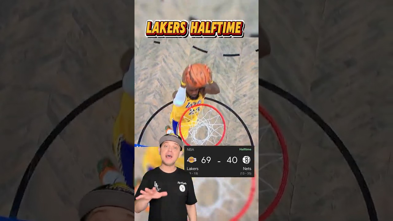 LAKERS vs Nets #HalftimeReport #GoLakers