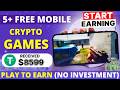 Top 5 FREE Crypto Games To EARN Real Rewards in 2026 | Android & IOS (No Investment) #NFTwisdom