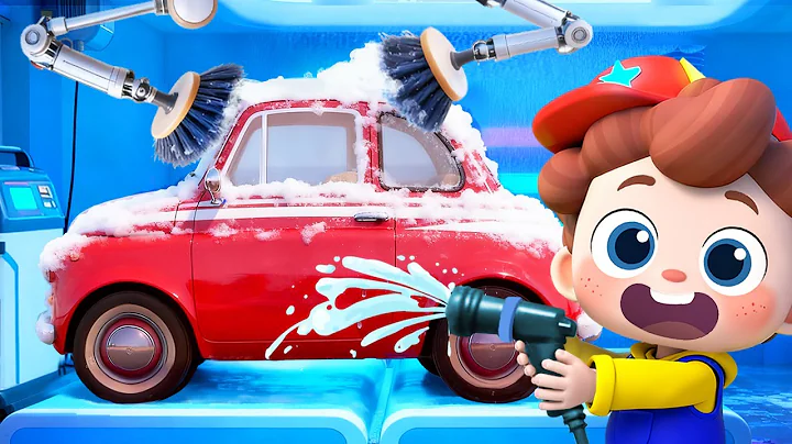 Car Wash Day | Dirty to Clean! 🚑🚓 Rescue Cars Wash | Nursery Rhymes & Kids Songs | BabyBus