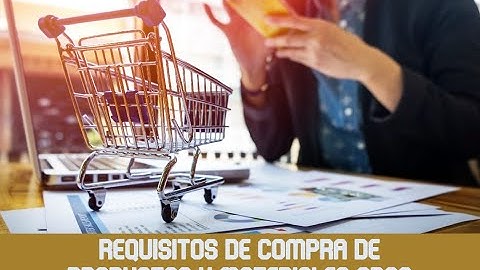 Requisitos de Compra de Productos y Materiales Odoo. Openinnova