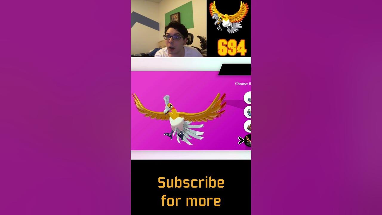 Ho-Oh Shiny  Pokemon, Pokemon go, Anime