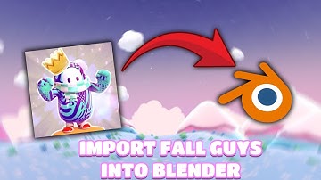 How to render Fall Guys characters in BLENDER!