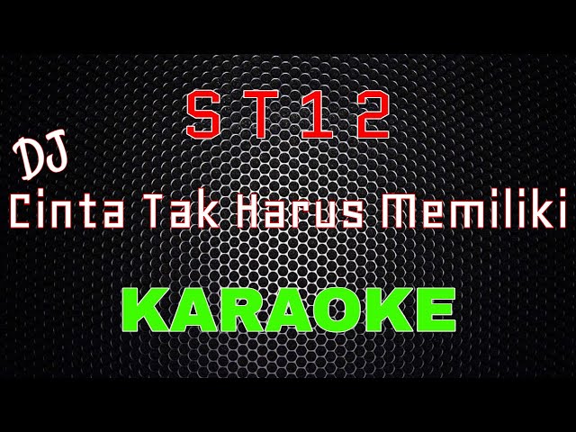 ST12 - Dj Cinta Tak Harus Memiliki [Karaoke] | LMusical class=