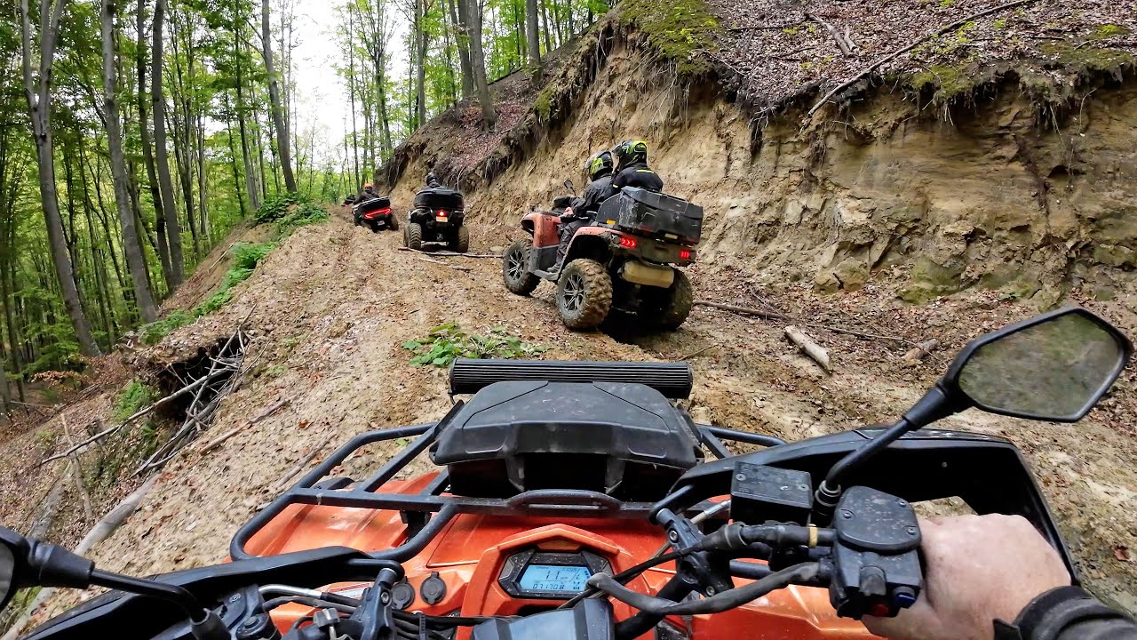 Urcare la limita cu CF Moto 520L 🔥 Drum de TAF 🚀 Can-am