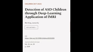 Detection of ASD Children through Deep-Learning Application of fMRI | RTCL.TV screenshot 5