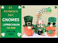 ST. PATRICK'S DAY GNOME DOLLAR TREE DIY NO SEW BOY GIRL LEPRECHAUN  GNOMES DIY PROJECT