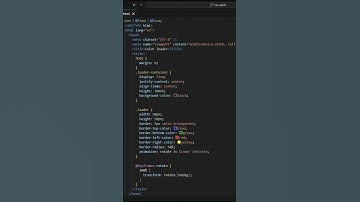 Loader page for websites