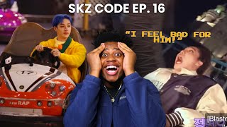 STRAY KIDS GOING TO AN AMUSEMENT PARK IS HILARIOUS!! SKZ CODE EP.16