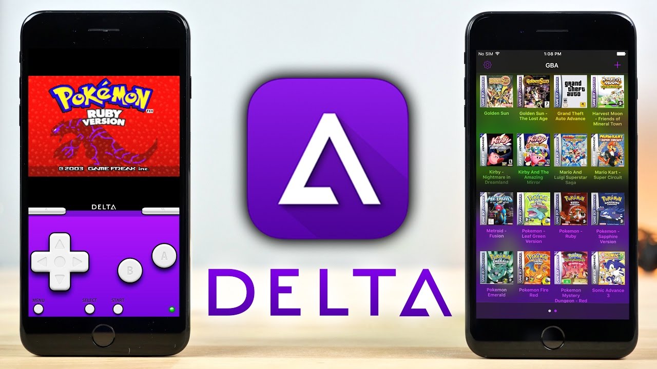 Delta - New ALL In One Emulator (GBA, & GBC) YouTube