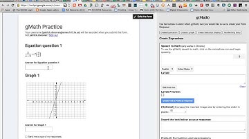gMath for Google Forms update
