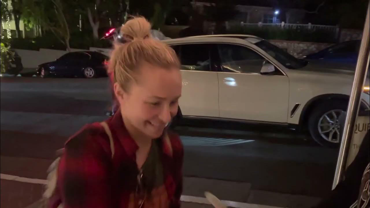 Hayden Panettiere Brian Hickerson arrive to Sunset Marquis where Hayden