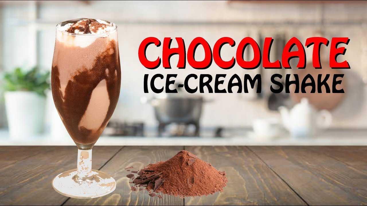 Chocolate Ice Cream Shake Cafe Ice Cream Shake Recipe YouTube