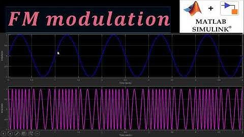 Electronics: FM modulation using basic components in SIMULINK