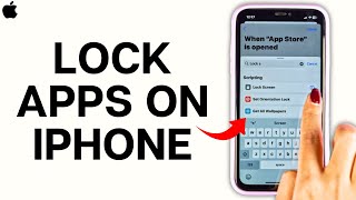How To LOCK APPS on iPhone 2024 (with Face ID & Passcode)
