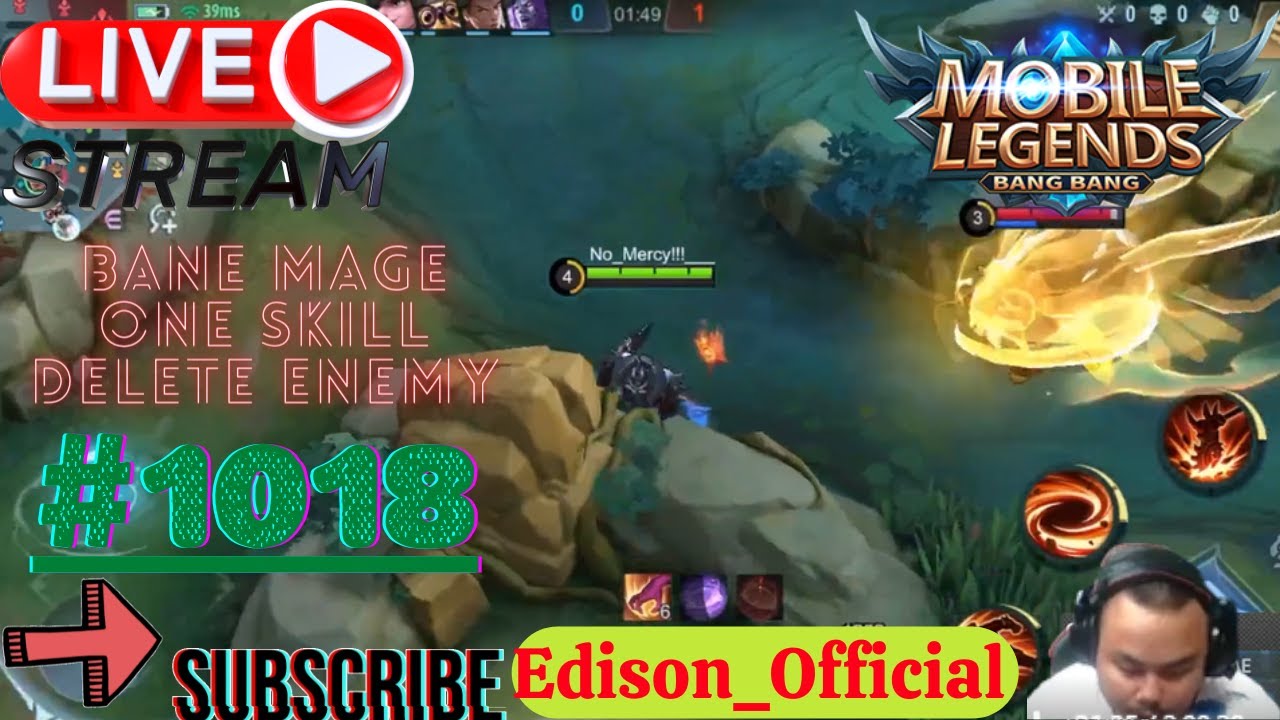 Edison_Official | Mobile Legends: Bang Bang | Bane mage one skill delete enemy | 