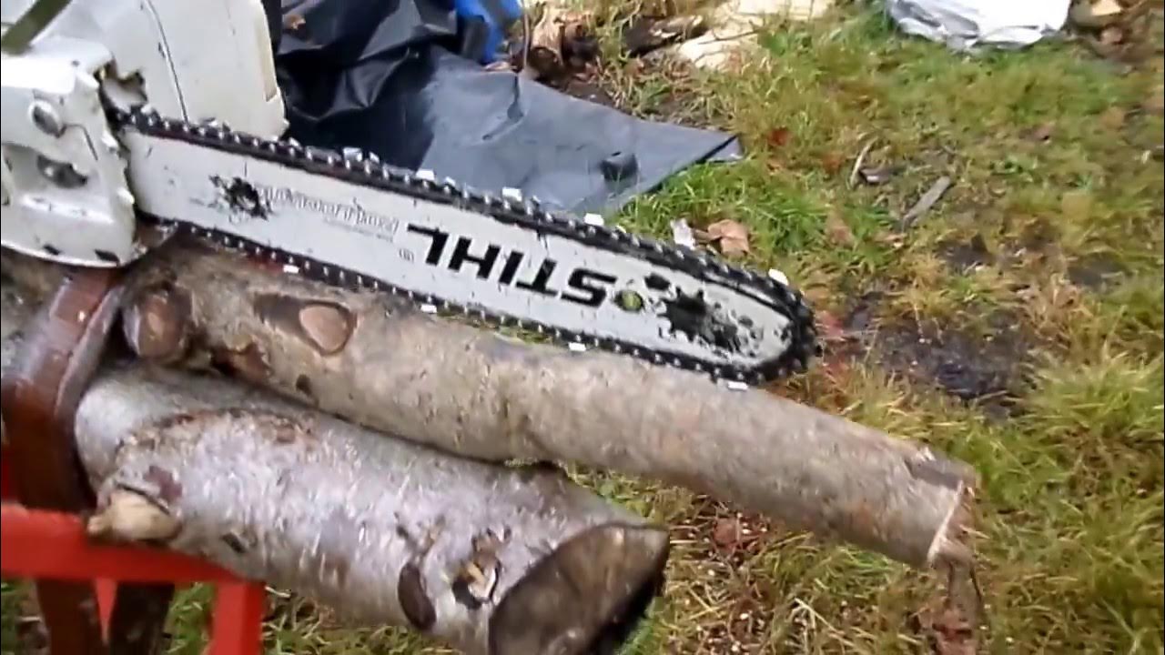 stihl 009 chainsaw review YouTube