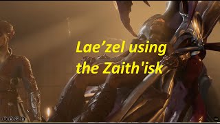 Lae’zel using the Zaith'isk - BG3