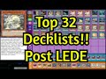 Top 32 post lede decklists from my 150 db tourney