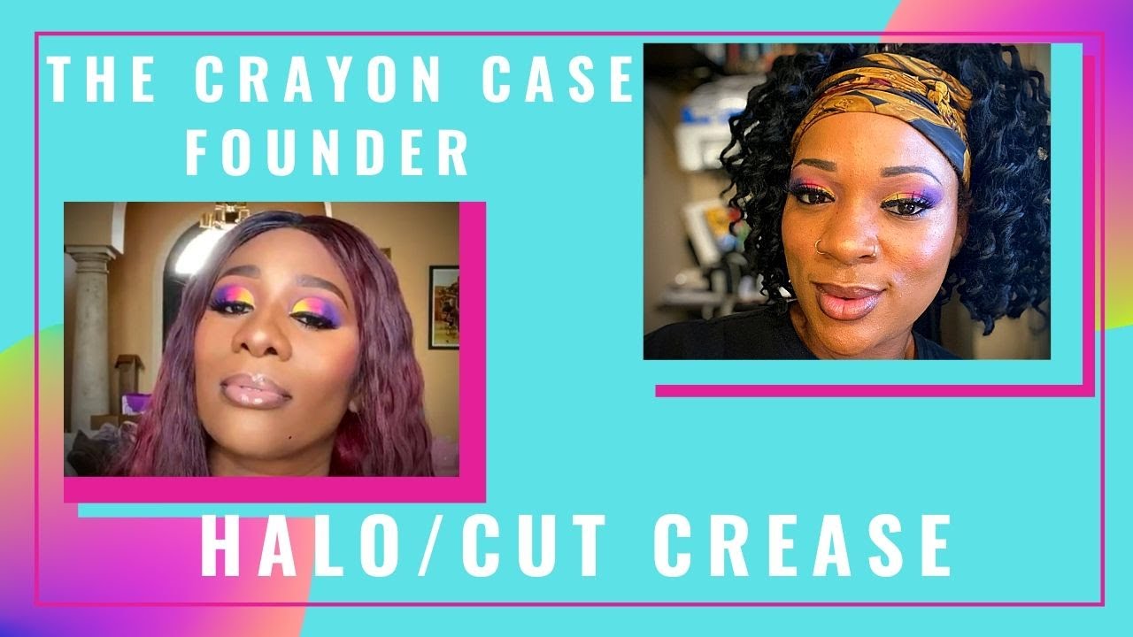 THE CRAYON CASE MAKEUP TUTORIAL SUPA_CENT HALO/CUT CREASE THE