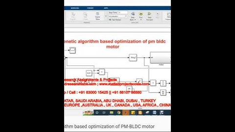 Genetic algorithm based optimization of PM-BLDC motor
