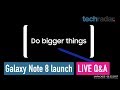 We'll be live at Samsung's Galaxy Note 8 launch today