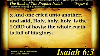 Isaiah Chapter 6 - Bible Book 23 - Holy Bible Audio Text - King James Read Along Bible
