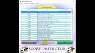 Football-Score Prediction Software-Fully Automated screenshot 5