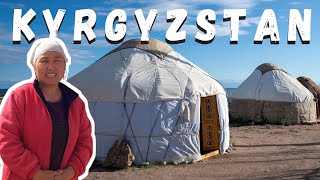 $11 KYRGYZ NOMAD YURD - Would You Stay Here? Bokonboyeva, Lake Issyk Kul, Kyrgyzstan Vlog 2021