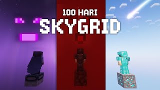 100 Hari Minecraft DUNIA JARING - JARING !! || Minecraft Skygrid