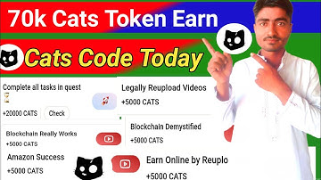 Cats video code | Cats video code today |cats airdrop | cats airdrop update | cats listing date