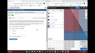 Solving a Linear Programming Auto Plant Word Problem with Desmos