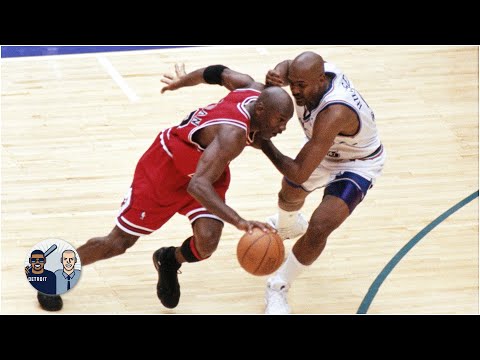 Did Michael Jordan push off Bryon Russell on 'The Last Shot?' | Jalen & Jacoby Aftershow