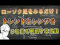 【FX】ローソク足の見方！応用編！ひと目でトレンドとレンジを見極める方法！