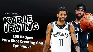 *UNGUARDABLE* The Best Kyrie Irving Build on NBA 2K22 Next Gen! Pure Shot Creator! 105 Badges!!