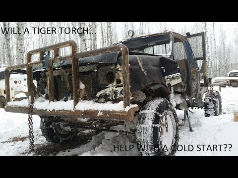 7 3 IDI TIGER TORCH COLD START!!!