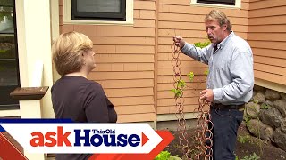 How to Install a Rain Chain | Ask This Old House