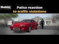 GTA San Andreas [Mobile] Police reaction to traffic violations mod