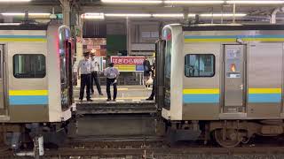 E131系0番台マリR08編成+マリR07編成木更津連結作業