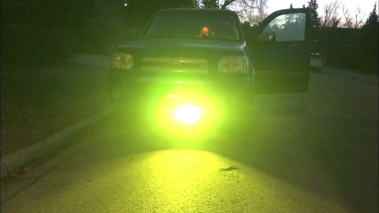 retracting fog light demonstration - YouTube
