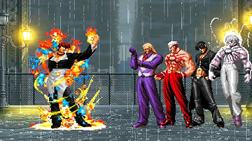 KOF MUGEN | Glaunes vs Iori Yagami Fen Team